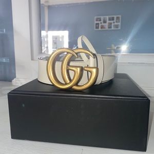 Gucci Belt White